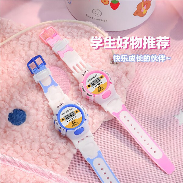 Children's cartoon electronic watch for boys and girls