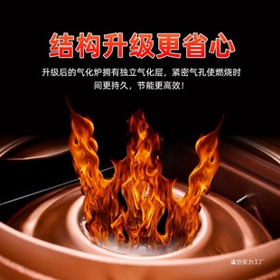 Stove Household Wood-burning Indoor Heating Oven Wood-coal Dual-purpose Recreated Air Furnace Rural New Smokeless gasifier