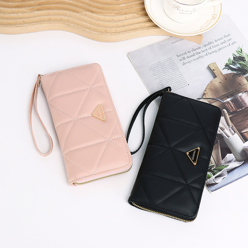 Korean Style New Women's Wallet Ins Women's Long Large Capacity Zipper Women's Wallet Fashionable High-end Clutch Bag Korean Style New Women's Wallet Ins Women's Long Large Capacity Zipper Women's Wallet Fashionable High-end Clutch Bag
