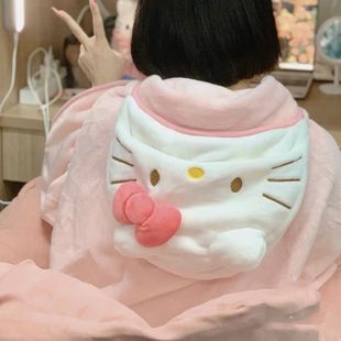 Small Blanket Nap Blanket Winter Coral Milk Velvet Thickeneded Sofa Shawl Air Conditioning Blanket Office Quilt