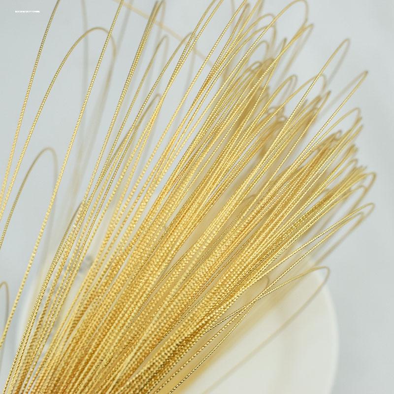 丝线18k金色批花硬线麻花造型金线 车花扭纹线 diy绕线配件其他