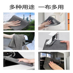 灰色魔.力布擦拭抹布快速吸水黑色南韓仿麂皮擦玻璃鹿皮抹布批發