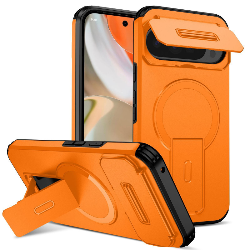 Orange lens charging, invisible tubing
