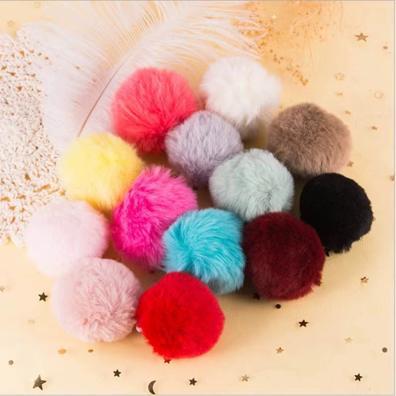 Производители поставляют имитацию кролика рекс мех мяч имитация меха мяч ювелирные изделия кулон искусственный маленький искусственный мех мяч аксессуары для одежды имитация кролика мех мяч