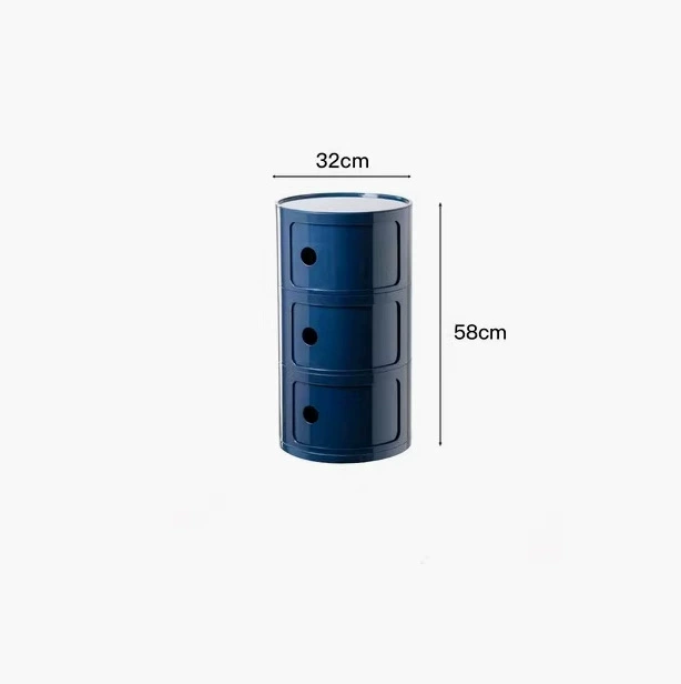 Mini small bedside cabinet simple modern bedroom corner cabinet storage cabinet multifunctional round storage cabinet