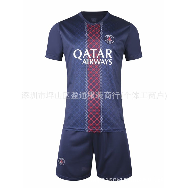 2526 パリホームサッカーユニフォームジャージセットパーソナライズされた番号クロスボーダー特別供給十分なドロップシッピング|undefined