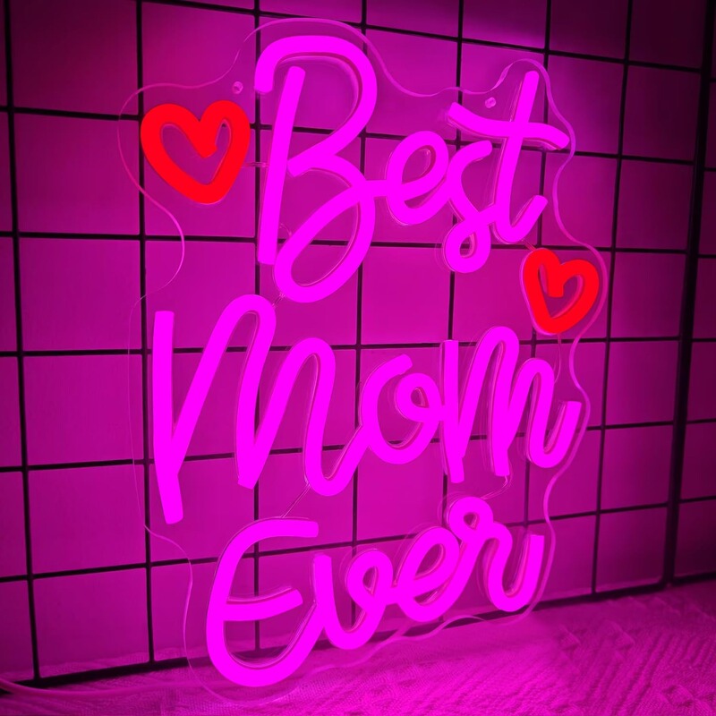 Led Neon Light Mom Luminous Acrylic Light Sign Decorative Letters Bedroom Party Anniversary Mother's Day Atmosphere Light Led Neon Light Mom Luminous Acrylic Light Sign Decorative Letters Bedroom Party Anniversary Mother's Day Atmosphere Light