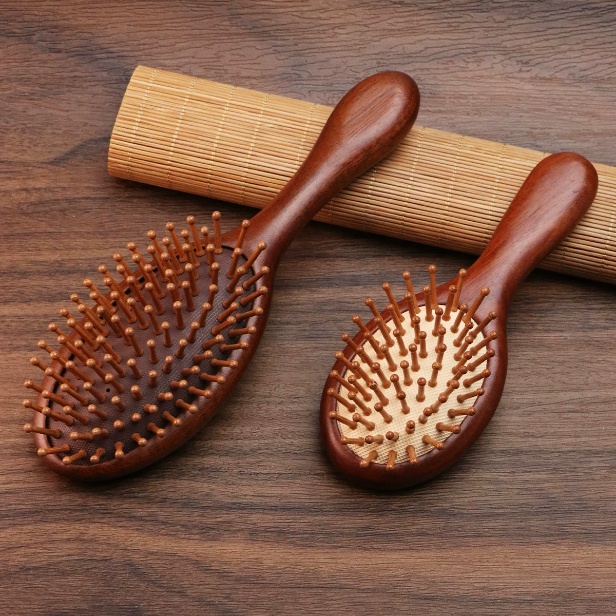 Мягкая пятка sandalwood, массажер, щетка из натурального дерева, маленькая подушечка