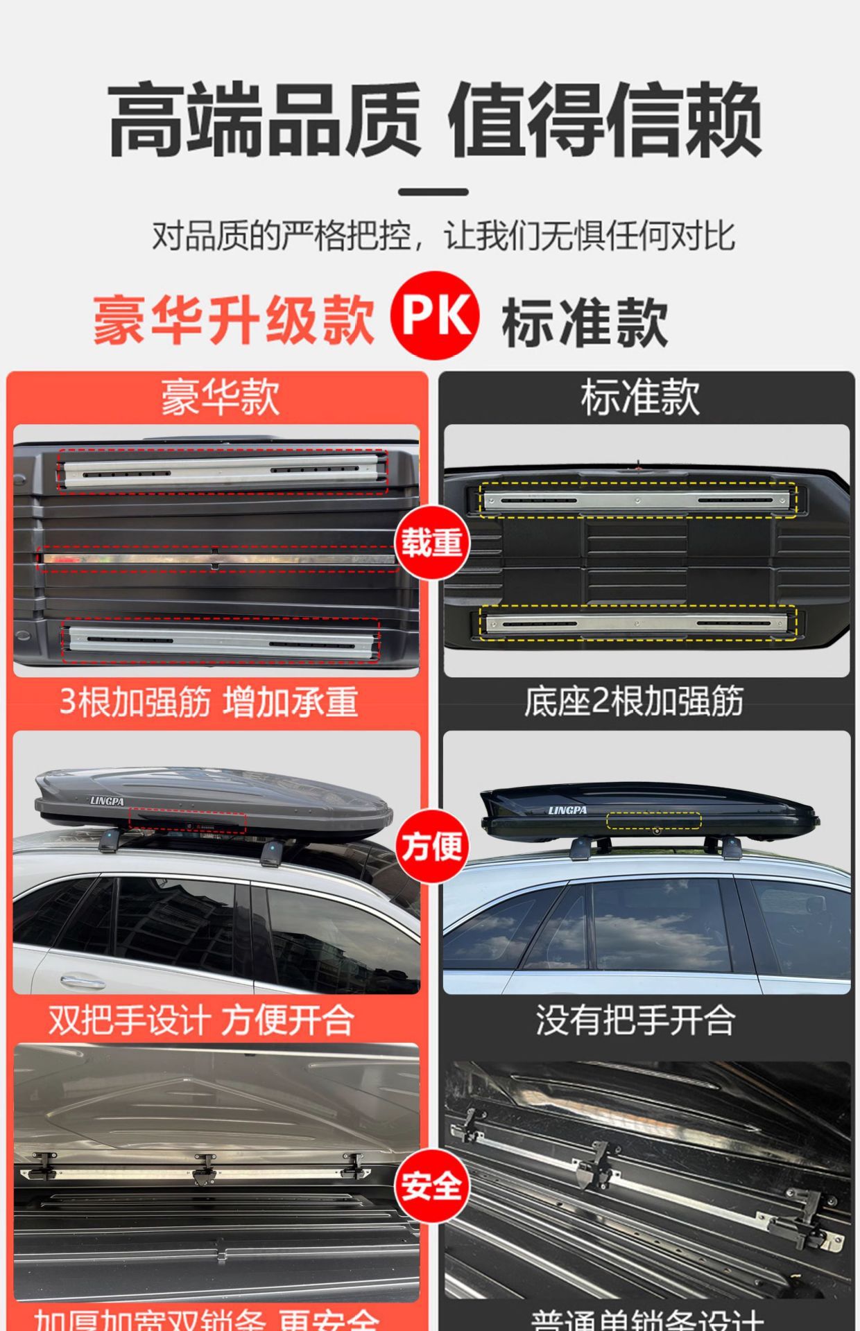 Roof Box Suv Universal Car Roof Box Luggage Rack Suitcase Large Capacity Wholesale