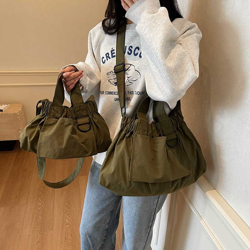 여성을 위한 새로운 다용도 대용량 캔버스 크로스백, 고급 패션 캐주얼 숄더백, 데일리 통근 가방