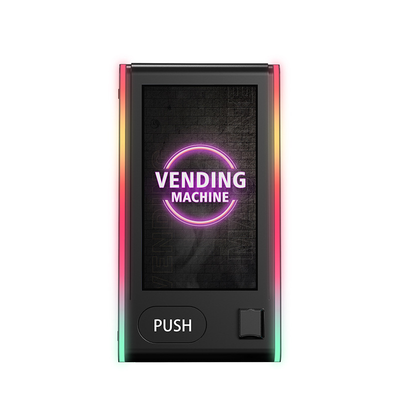 Máquina expendedora de productos electrónicos de pared comercial, reconocimiento automático de edad, barra de atomización, máquina expendedora, gabinete de venta en el extranjero de autoservicio