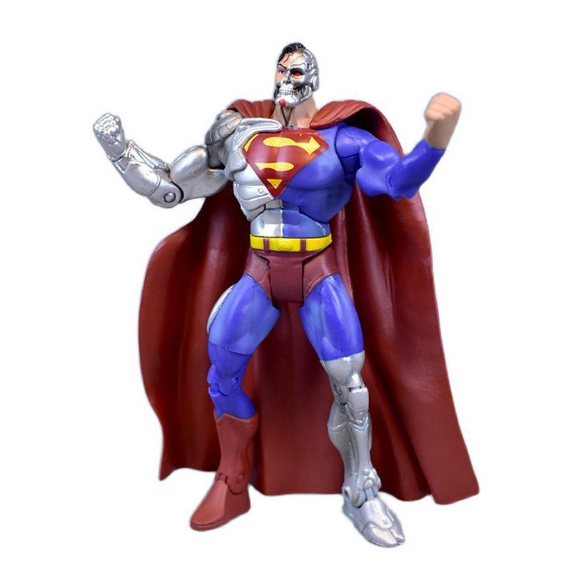 Superhéroes justicia unida acero Batman guerra superman puede hacer a mano modelo de muñecas adornos