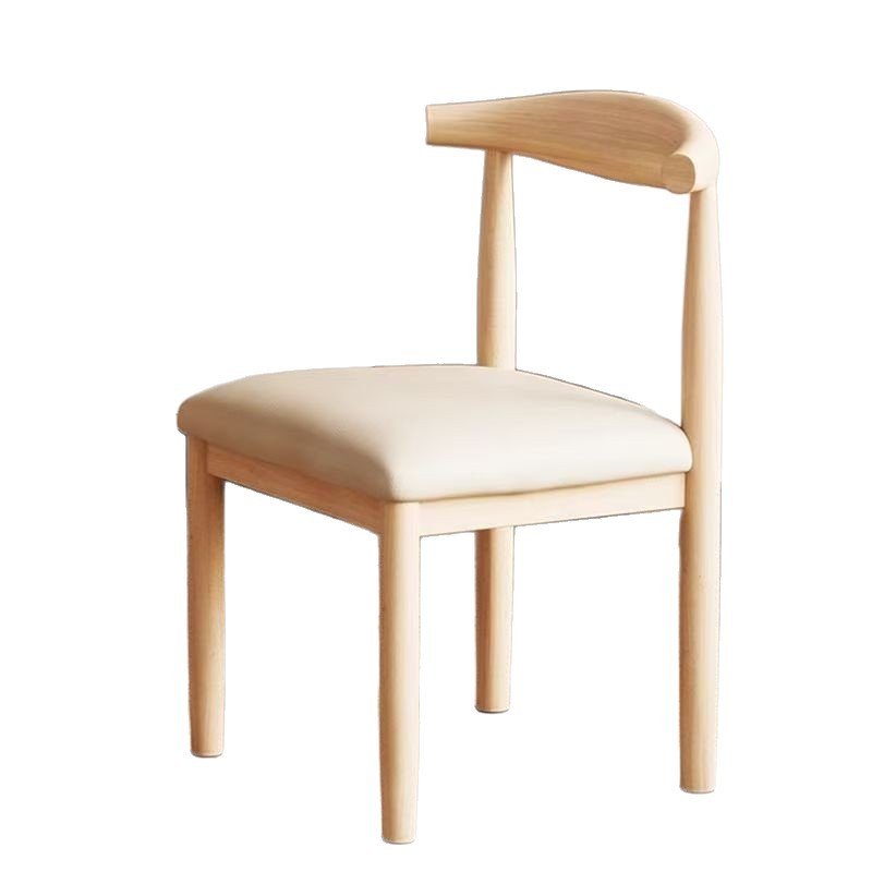 Dining Chair for Home Use, Simple Backrest Stool, Imitation Solid Wood Chair, Dressing Chair, New Chinese Style Iron Art Horn Chair, Restaurant Backrest Chair