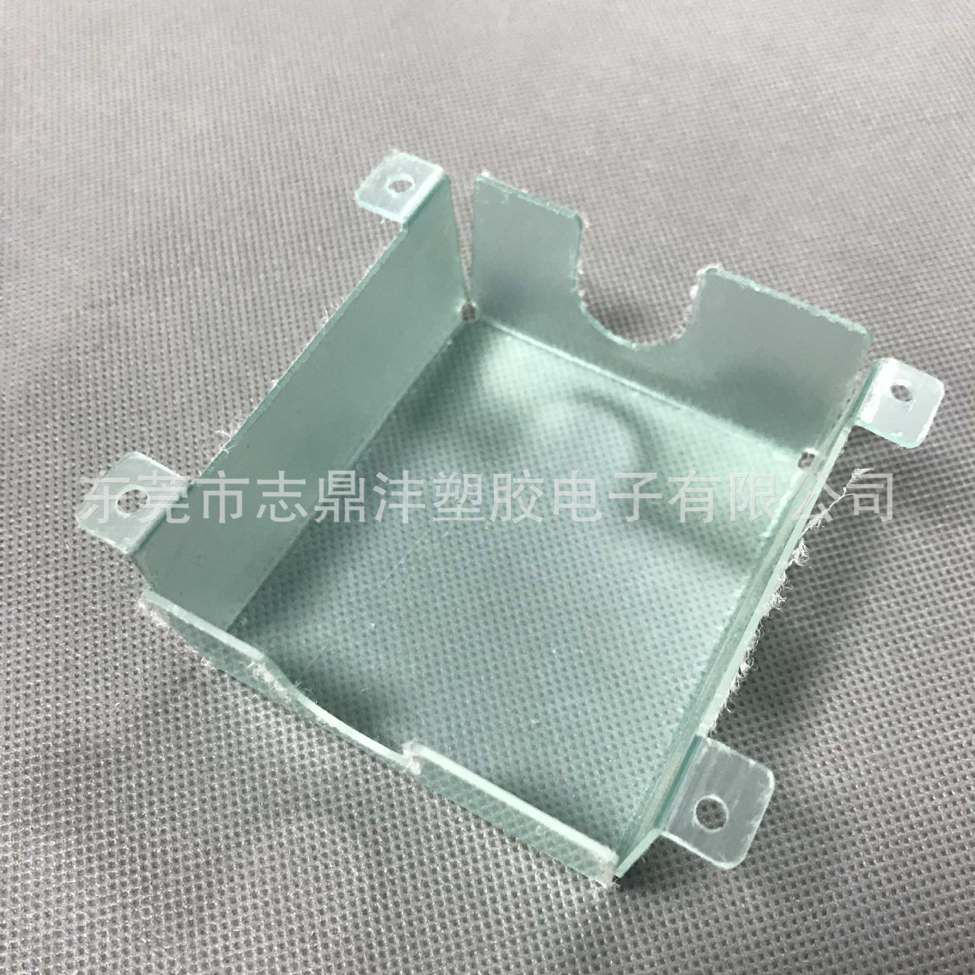 PC塑胶板材CNC雕刻折弯茶色黑色精雕打孔成型防护罩阻燃绝缘阻燃