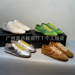 2025春の新型の方頭のスエードの本革の百組の小さい衆の復グッドトレーニング靴の運動のレジャーの阿甘靴