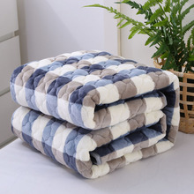 法兰绒毛毯垫褥子加厚保暖珊瑚绒床单加绒床上铺床垫毯子垫床冬季