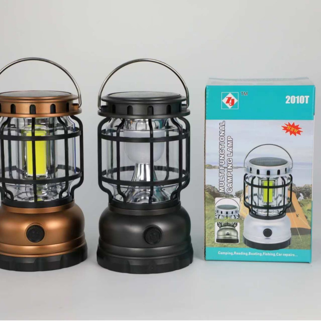 E new horse lantern LED solar camping light USB rechargeable outdoor…