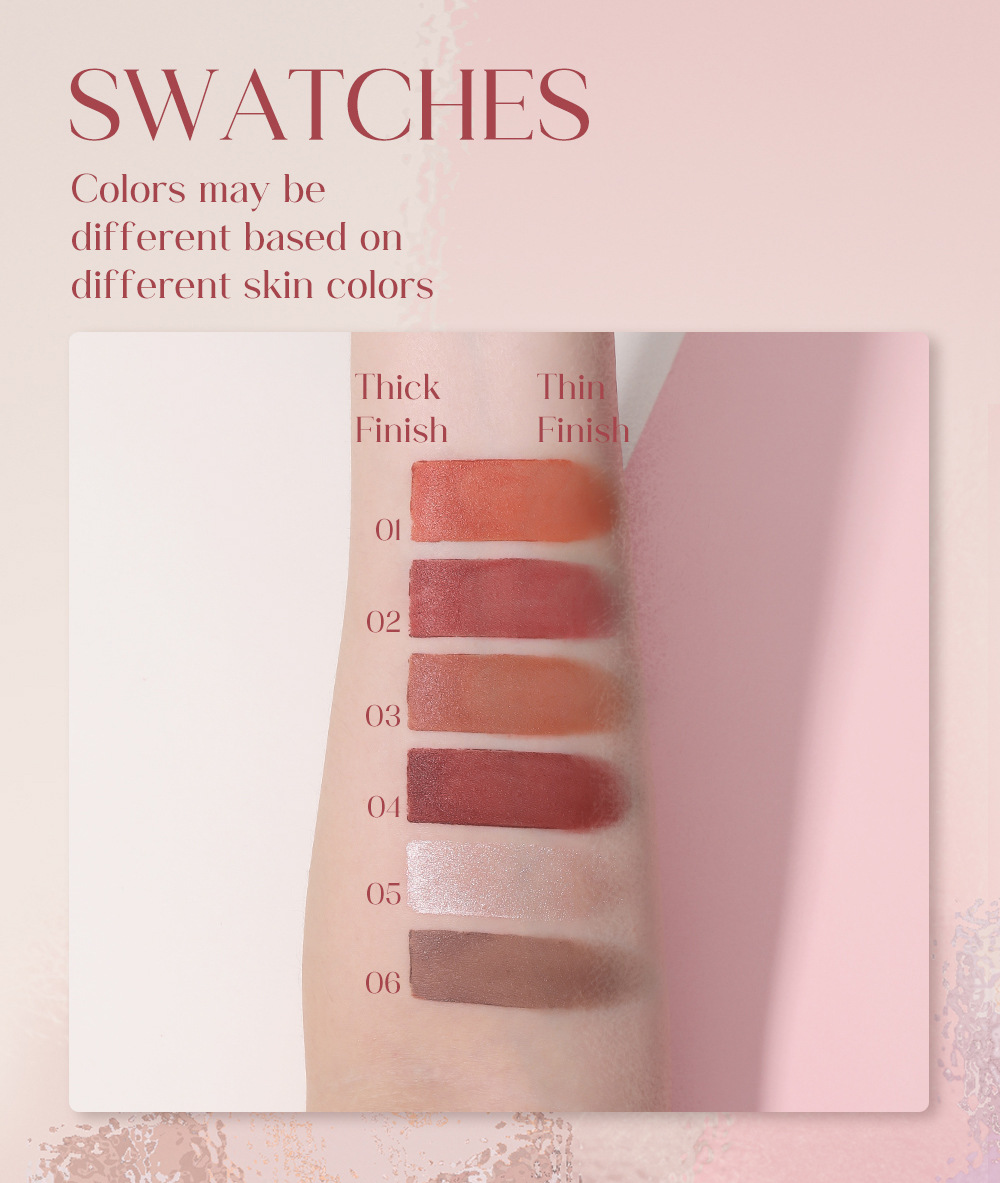 YOUNG VISION Multi-functional Makeup Stick Six-color Highlighter Contouring Cream Blush Matte Blush Stick Set undefined