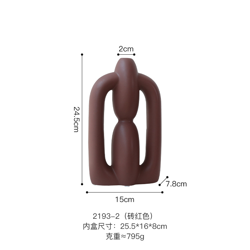 Morandi moderno vasos de cerámica estriados decoración de estudio sala de estar flor geométrica decoración de sala de alojamiento modelo