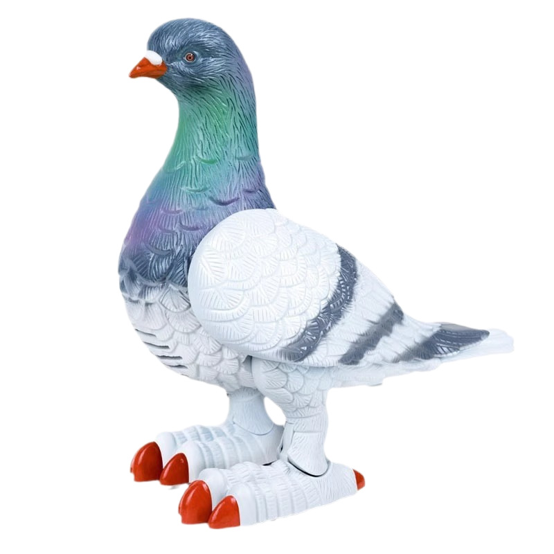 Amazonas encantadora luz y música caminando paloma pacífica puzzle electrónico mascotas caminar juguetes eléctricos