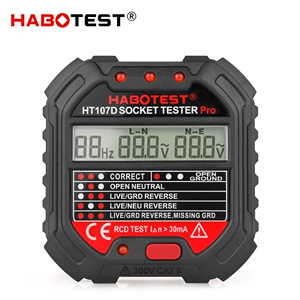 HABOTEST Заводской магазин HT107D Многофункциональный цифровой дисплей-тестост электрический детекторный детектор