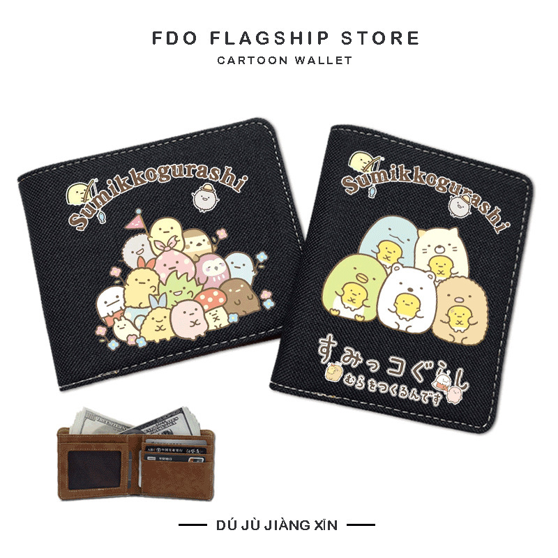 Canvas Cartoon Wallet Men's Short 2025 New Anime Youth Student Personality Casual Ultra-Thin Folding Coin Purse Canvas Cartoon Wallet Men's Short 2025 New Anime Youth Student Personality Casual Ultra-Thin Folding Coin Purse