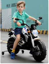 新款儿童电动摩托车宝宝玩具车山地越野男孩女孩可坐人双人可坐摩