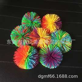 硅胶丝毛毛球 硅胶丝球  拉丝球 毛毛球 沙包球 彩色橡皮筋球