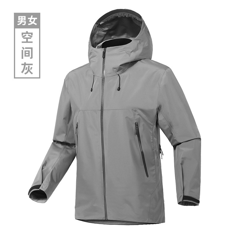 Niaojia SL ヒートシール単層ジャケット、男性と女性用、防水性と防風性のアウトドア ハードシェル ジャケット|undefined
