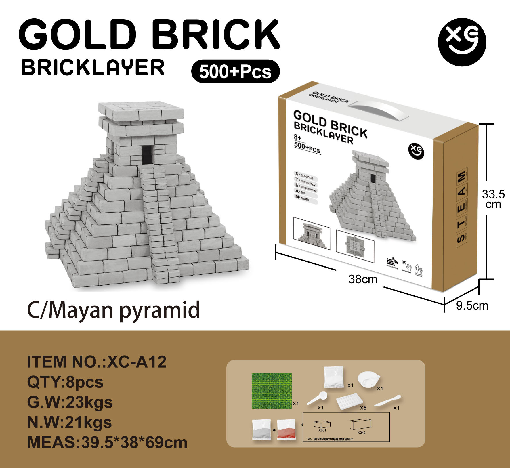 Masoneros transfronterizos hechos a mano DIY construcción de ladrillo rojo casa de simulación de ladrillo empalmado casa modelo juguete