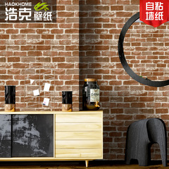 Retro Nostalgic Brick Pattern Brick Tile Wallpaper for Cafes, Bars, Restaurants, Decorative Cultural Stone Red Brick Wallpapers