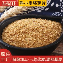 熟小麦胚芽片代餐粉原料食品级营养早餐麦胚速食颗粒小麦胚芽粉