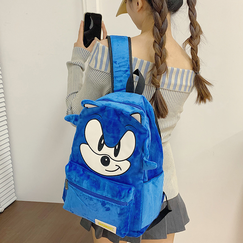 Muñecas de dibujos animados extrañas y extrañas bolsas lindas chicas 2024 nueva animación viaje bolsas de peluche mochila
