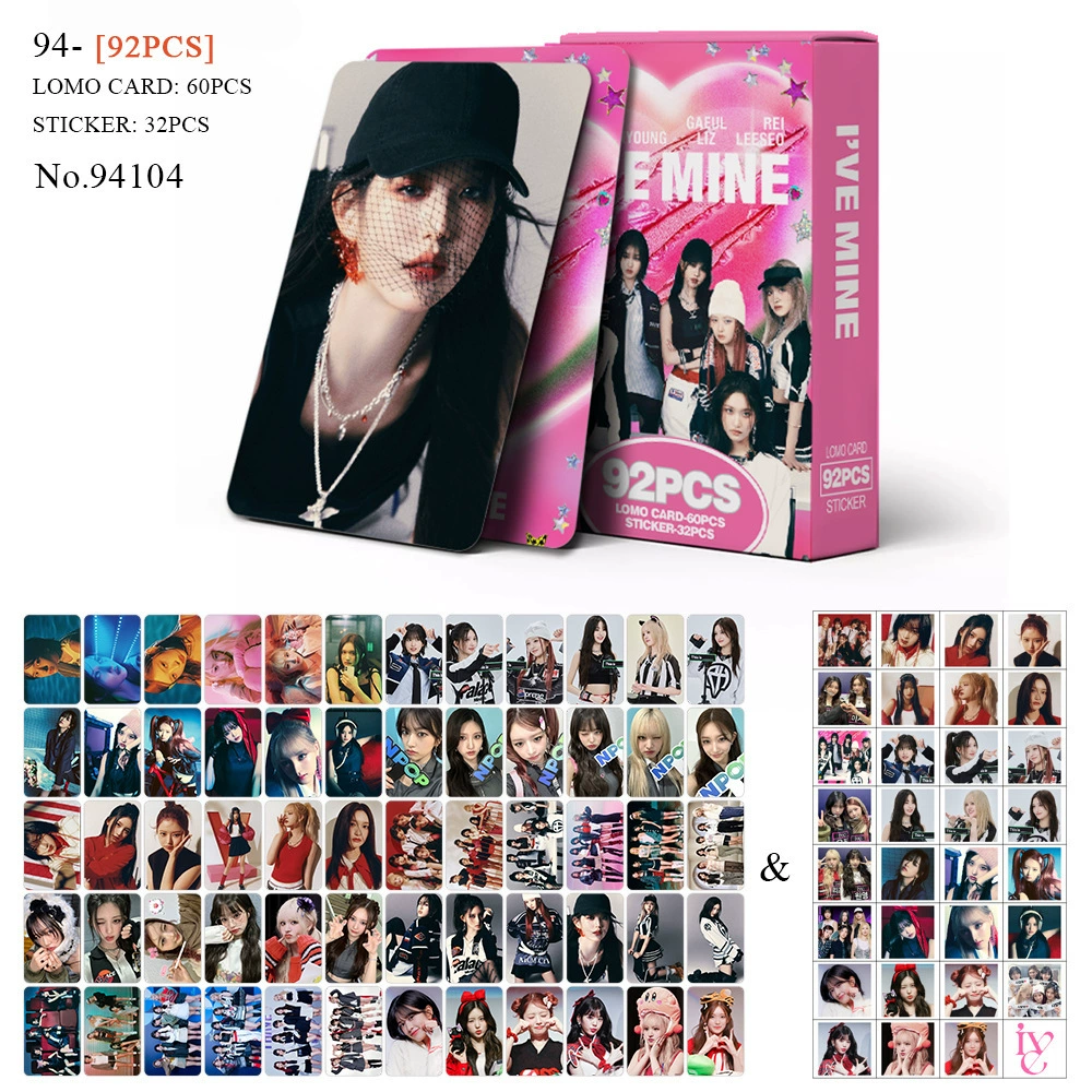 Набор 92 карточки с фото, BTS BPSKTWICE, двусторонние LOMO-карточки, фабричная печать