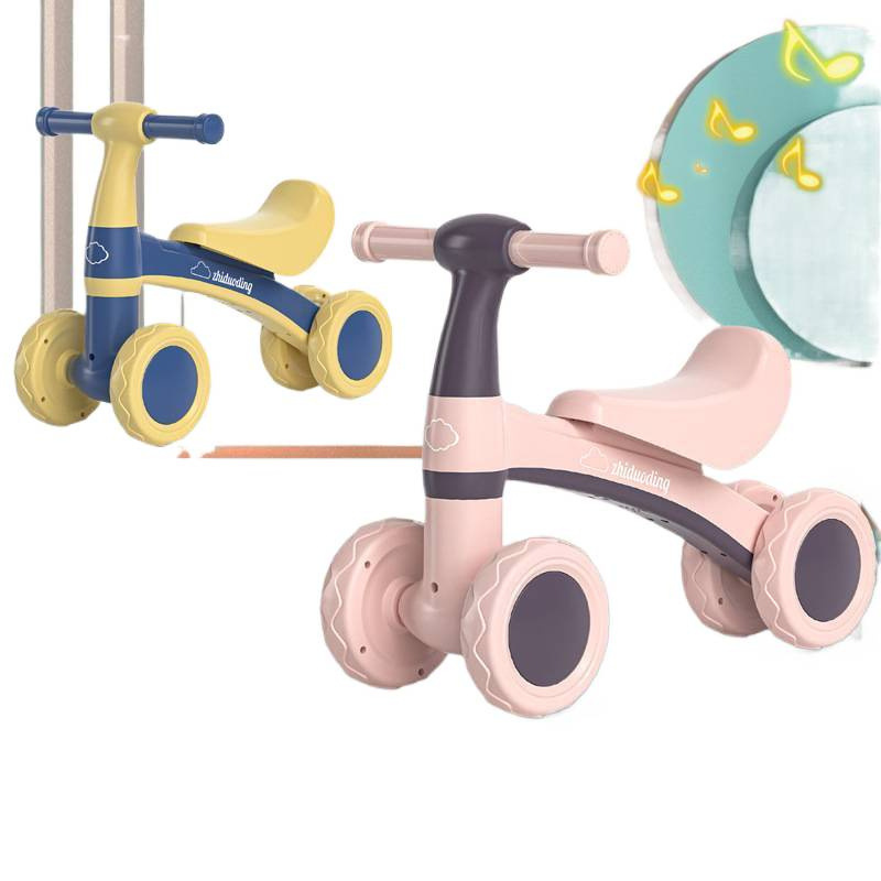 Coche de equilibrio para niños sin pedal, patina para bebés de un año, patina para niños, patina para bebés de cuatro ruedas