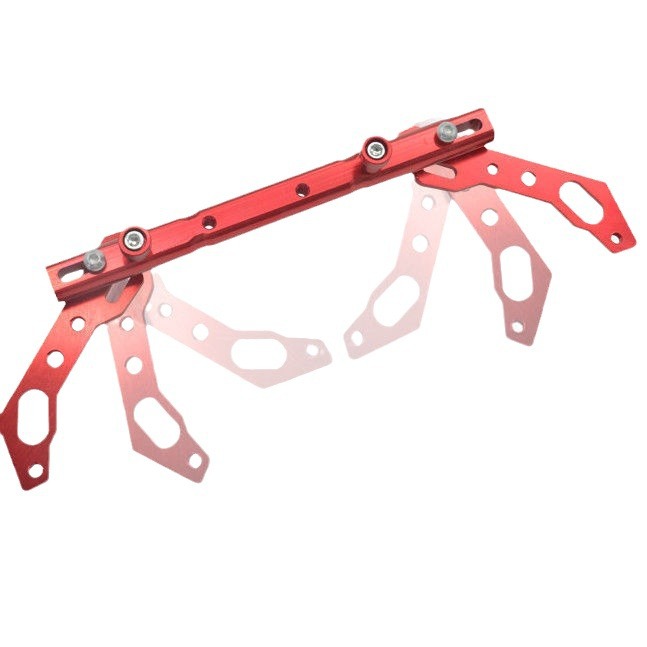 Accesorios de modificación del espejo retrovisor de la motocicleta eléctrica grifo de la barra transversal barra de equilibrio espejo soporte de expansión del asiento refuerzo de expansión