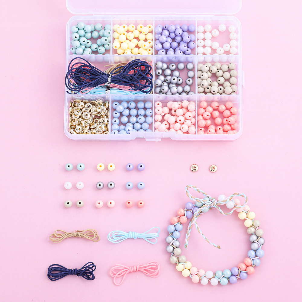 12 Grid Diy Jewelry Accessories Set Color Beads Wax Wire Material Box display picture 1