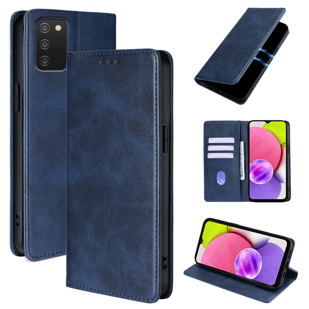 适用三星A22插卡式手机皮套Samsung A70防摔翻盖套A10手机壳M40