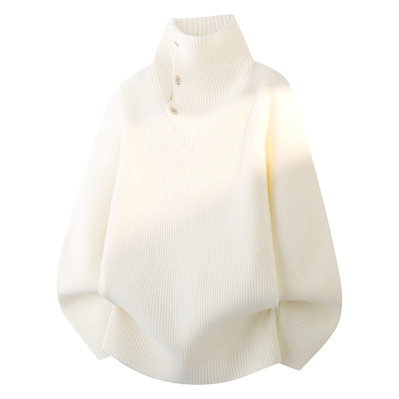 3D Autumn and Winter New Youth Knitwear Men's Trendyy Knitwear Casual Versatile Shirt Collar Long Sleeves for Men and Women