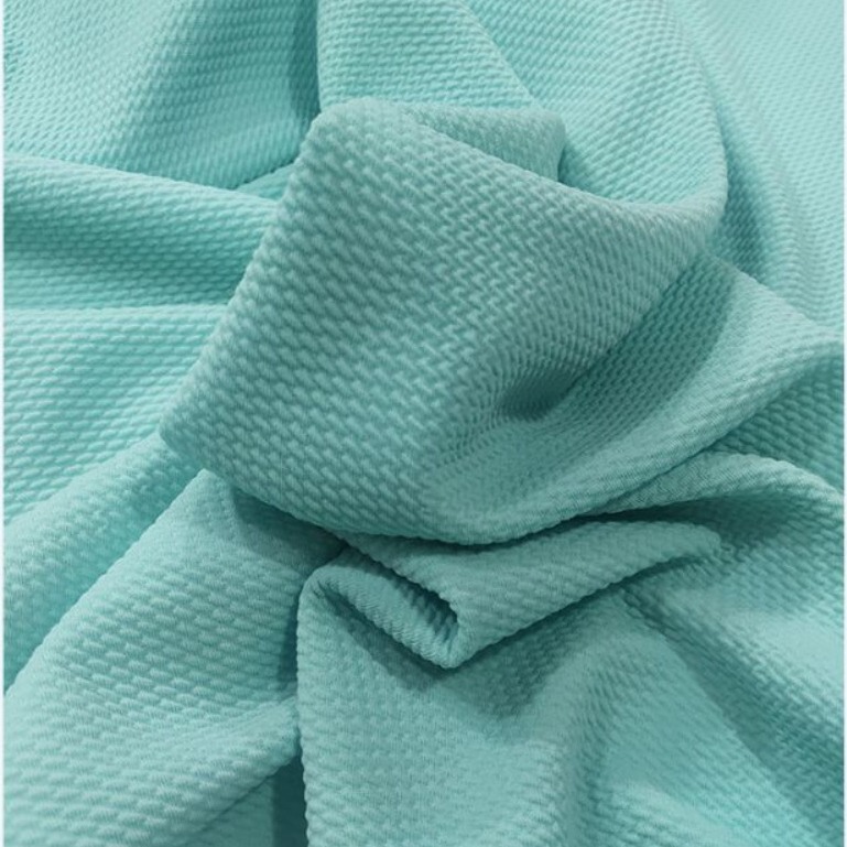 230g Twill Jacquard Bubble Fabric Corn Kernel Fabric Suit Jacket Dress Clothing Stretch Plaid Small Grain