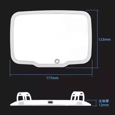 Sun visor rearview mirror Mirror, Car-Mounted Mirror with