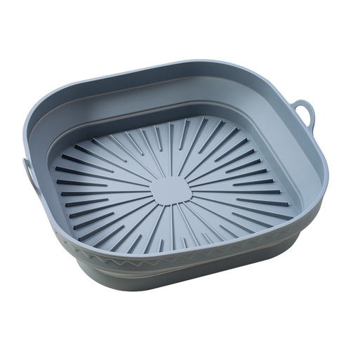 空气炸锅硅胶烤盘圆形方形烤箱烤盘硅胶垫Air Fryer Silicone Pot