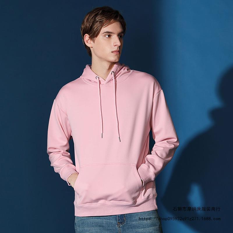 420g otoño y invierno más chaqueta con capuzas bordada ropa de grupo ropa de trabajo publicidad no vertiente chaqueta con capuzas logotipo impreso personalizado