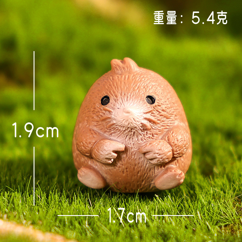 マイクロランドスケープクリエイティブかわいい小さなモグラ diy ガーデニング造園装飾ドールハウスオフィスデスクトップ装飾品|undefined
