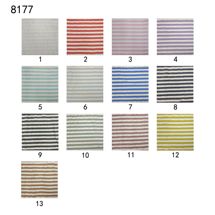 1cm bubble strip 20% cotton 80% polyester 110g yarn-dyed fabric…