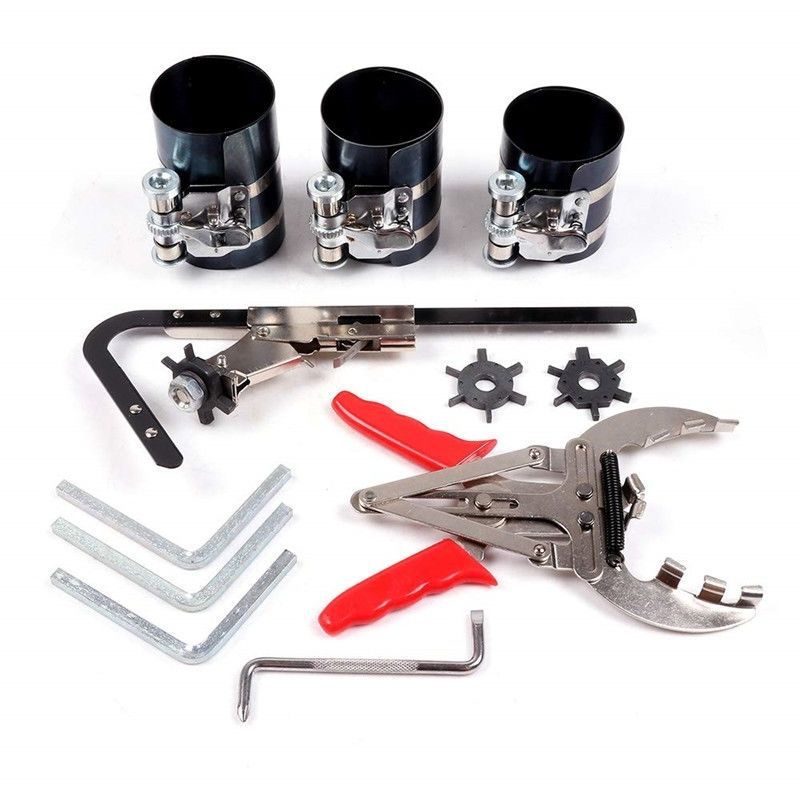 Car Engine Piston Ring Compressor Piston Ring Installation Tool Piston Caliper Auto Repair and Maintenance Special Tool
