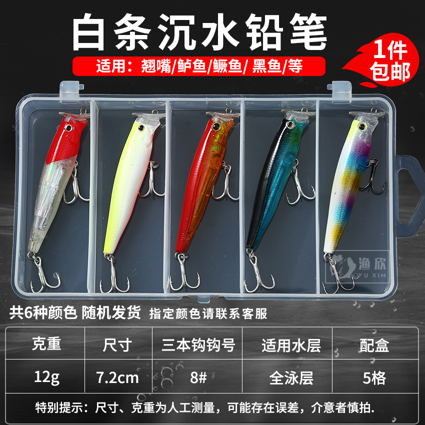 28Pcs Fishing Lure Kit,Freshwater Bass Tackle Set,Boxed Hard Bait,Include 20Pcs Realistic Swimbait,4Pcs Fishing Leaders and 4Pcs Fish Hook Protector,for Saltwater Freshwater