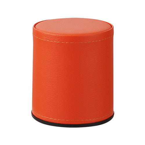 Bar KTV leather sieve cup Internet celebrity silent and noise-cancelling entertainment color cup Lychee pattern dice cup shaker cup commercial use