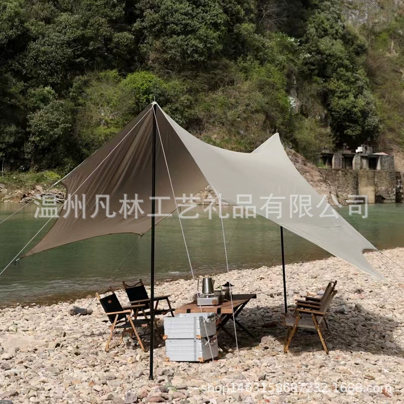 Пляжная палатка Canopy Защита от солнца Открытый Кемпинг Приморская Рыбалка Портативный яичная скорлупа Lycra Canopy