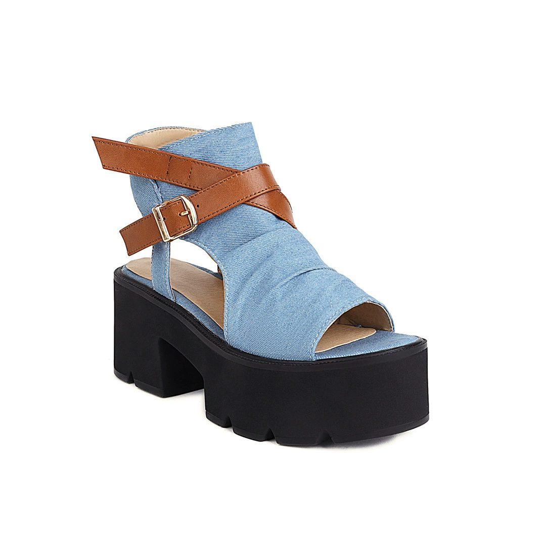 Belt, buckle, sandals, plus size